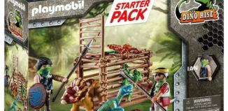 Playmobil - 71378 - Starter Pack Explorateurs et bébé Tricératops