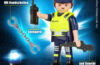 Playmobil - 30797274-ger - Policeman with Riffle, Cuffs and Walkie Talkie