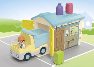 Playmobil - 71686 - JUNIOR: Truck with Garage