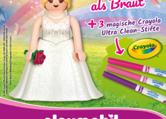 Playmobil - 30797324-ger - Princess Bride with 3 Crayola Ultra Clean-Pens