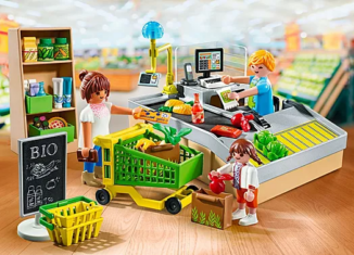 Playmobil - 71648 - Bio-Supermarkt - Detail Playmobil - 71648 - Bio-Supermarkt