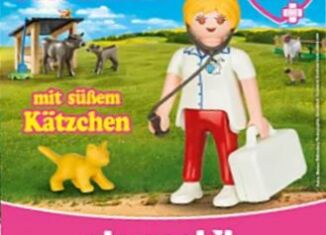 Playmobil - 30797194-ger - Veterinaria con gatito
