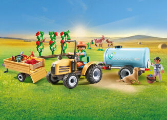 Playmobil - 71442 - Tractor with trailor and tank