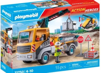 Playmobil - 71750 - Crane truck with worker
