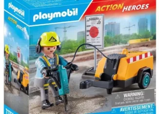 Playmobil - 71752 - Worker with jackhammer