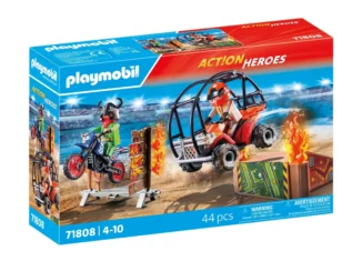 Playmobil - 71808 - Stunt performers with quad and motorcycle