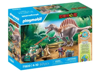 Playmobil - 71820 - Archaeologist in a buggy with the Spinosaurus
