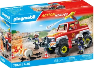 Playmobil - 71824 - Firefighters and 4x4