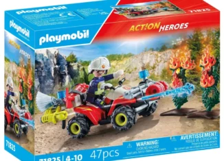 Playmobil - 71825 - Firefighter on ATV - Detail Playmobil - 71825 - Firefighter on ATV