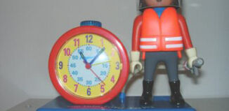 Playmobil - 00000-ger - Despertador con figura de bombero grande