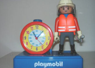 Playmobil - 00000-ger - Alarm Clock with big fireman figure