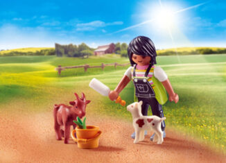 Playmobil - 71759 - Farmer with Goats