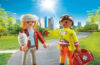 Playmobil - 71506 - PLAYMOBIL Duo Secouriste avec blessé