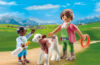 Playmobil - 71803 - Fermière et enfant avec un veau
