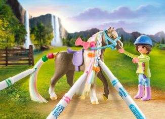 Playmobil - 71640 - Kreativset mit Pferd und Stiften