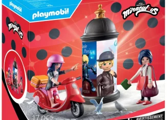 Playmobil - 71864 - Miraculous : Marinette à scooter et Kagami