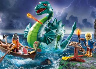 Playmobil - 71830 - Vikings with Sea Monster