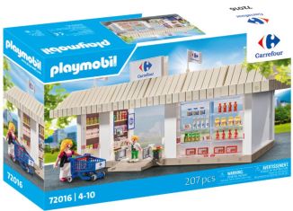 Playmobil - 72016-fra - Centre commercial Carrefour - Detail Playmobil - 72016-fra - Centre commercial Carrefour