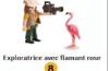 Playmobil - 30794253-bel-fra - Exploradora con flamenco