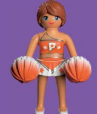 Playmobil - 71890v6 - Pom-pom girl - Detail Playmobil - 71890v6 - Pom-pom girl
