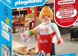 Playmobil - 72156-ita - Camarera PizzAut