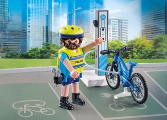 Playmobil - 71732 - Bicycle police officer