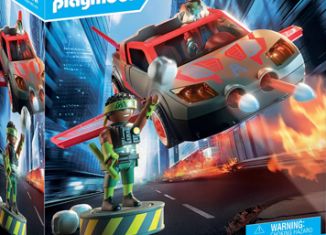 Playmobil - 71832 - Superhero with vehicle