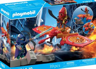 Playmobil - 71833 - Superhero drone vs. evil ninja - Detail Playmobil - 71833 - Superhero drone vs. evil ninja