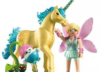 Playmobil - 71842 - Collectible Unicorn: Sunshine Blossom with Fairy
