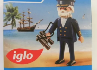 Playmobil 9143 – Captain Findus Capitaine, Figurine Rare, Neuve