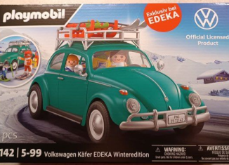 Playmobil - 72142-ger - Volkswagen Beetle Edeka Winteredition - Detail Playmobil - 72142-ger - Volkswagen Beetle Edeka Winteredition