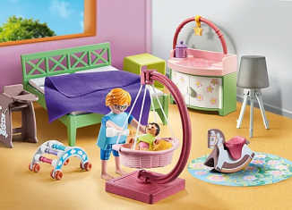 Playmobil - 71609 - Sleeping room with baby play corner