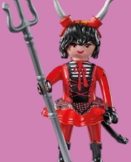 Playmobil - 72028v12 - Devil Woman - Detail Playmobil - 72028v12 - Devil Woman