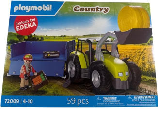 Playmobil - 72009-ger - Trecker mit Anhanger
