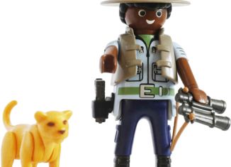Playmobil - 70148v3 - Gamekeeper with Lion