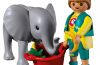 Playmobil - 72092 - Cría de elefante y cuidadora