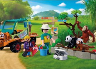 Playmobil - 72072 - Animal keeper vehicle