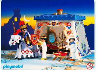 Playmobil - 3837 - Roi / tente meublée