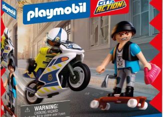 Playmobil - 72079 - Chase with motorcycle
