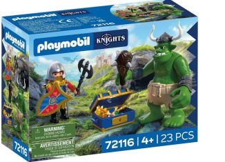 Playmobil - 72116 - Troll with Lion Knights treasure