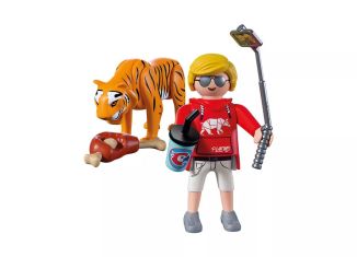 Playmobil - 72089 - Tiger and Visitor