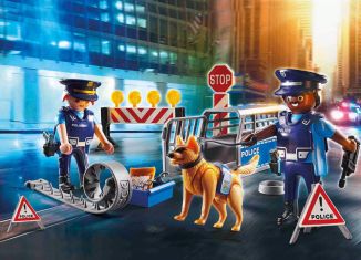 Playmobil - 6878v2 - Police Roadblock