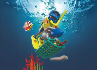 Playmobil - 72078 - Police divers with treasure