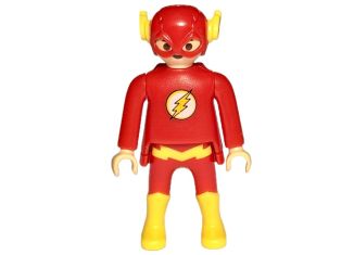 Playmobil - 00000VC293 - Flash (Kinder DC Playmobil Promo 2025) - Detail Playmobil - 00000VC293 - Flash (Kinder DC Playmobil Promo 2025)