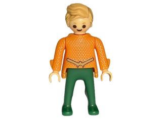 Playmobil - 00000VC295 - Aquaman (Kinder DC Playmobil Promo 2025) - Detail Playmobil - 00000VC295 - Aquaman (Kinder DC Playmobil Promo 2025)