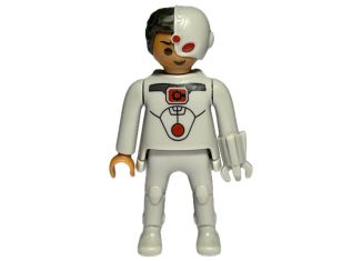 Playmobil - 00000VC300 - Cyborg (Kinder DC Playmobil Promo 2025) - Detail Playmobil - 00000VC300 - Cyborg (Kinder DC Playmobil Promo 2025)