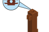 Playmobil - 30027402 - BS post 45 fence 2S