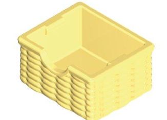 Playmobil - 30032802 - BS shelf 33x28x85 basket