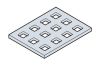 Playmobil - 30034380 - Perforated plate 60/45 II