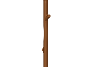 Playmobil - 30040162 - Branch straight 87mm